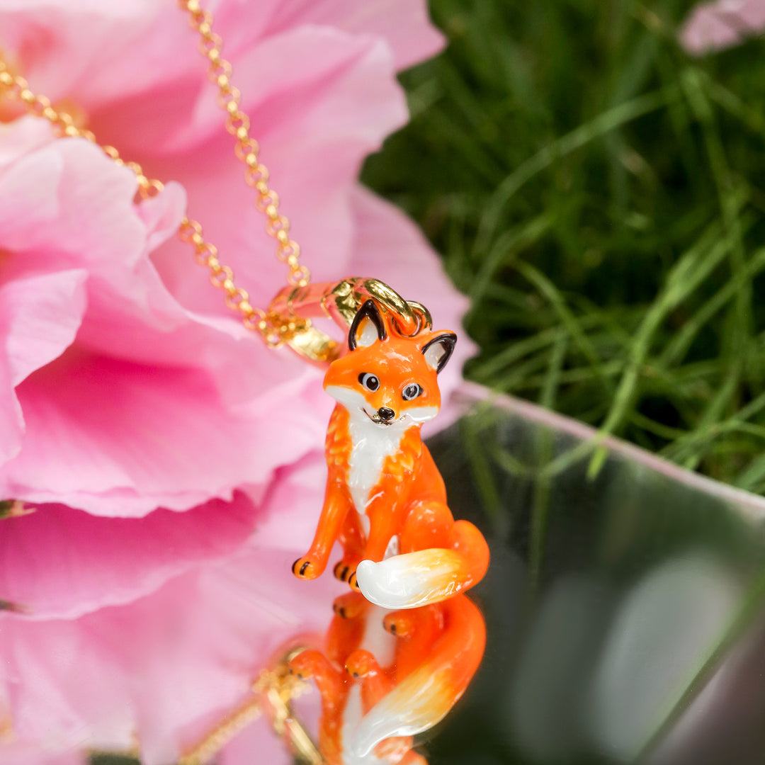 Fox Pendant Necklace