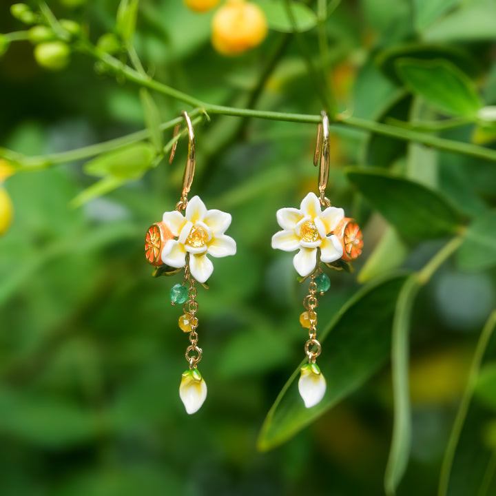 Orange Blossom Earrings