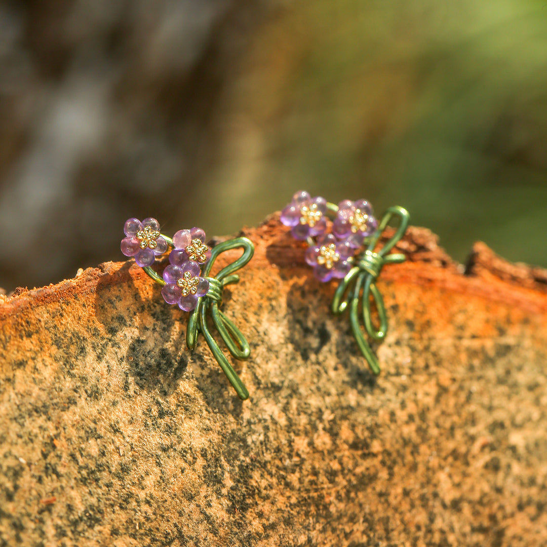 Forget-Me-Not Stud Earrings