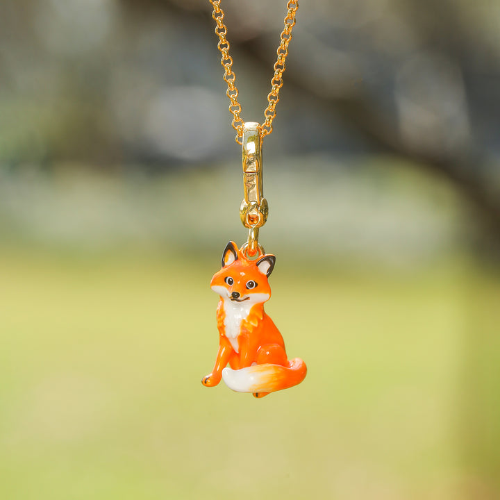 Fox Pendant Necklace