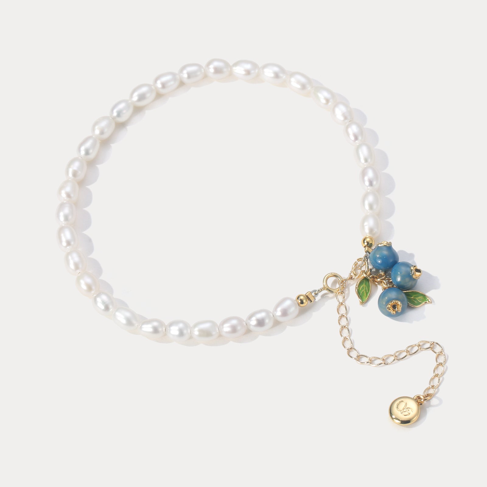 Selenichast Blueberry Pearl Anklet