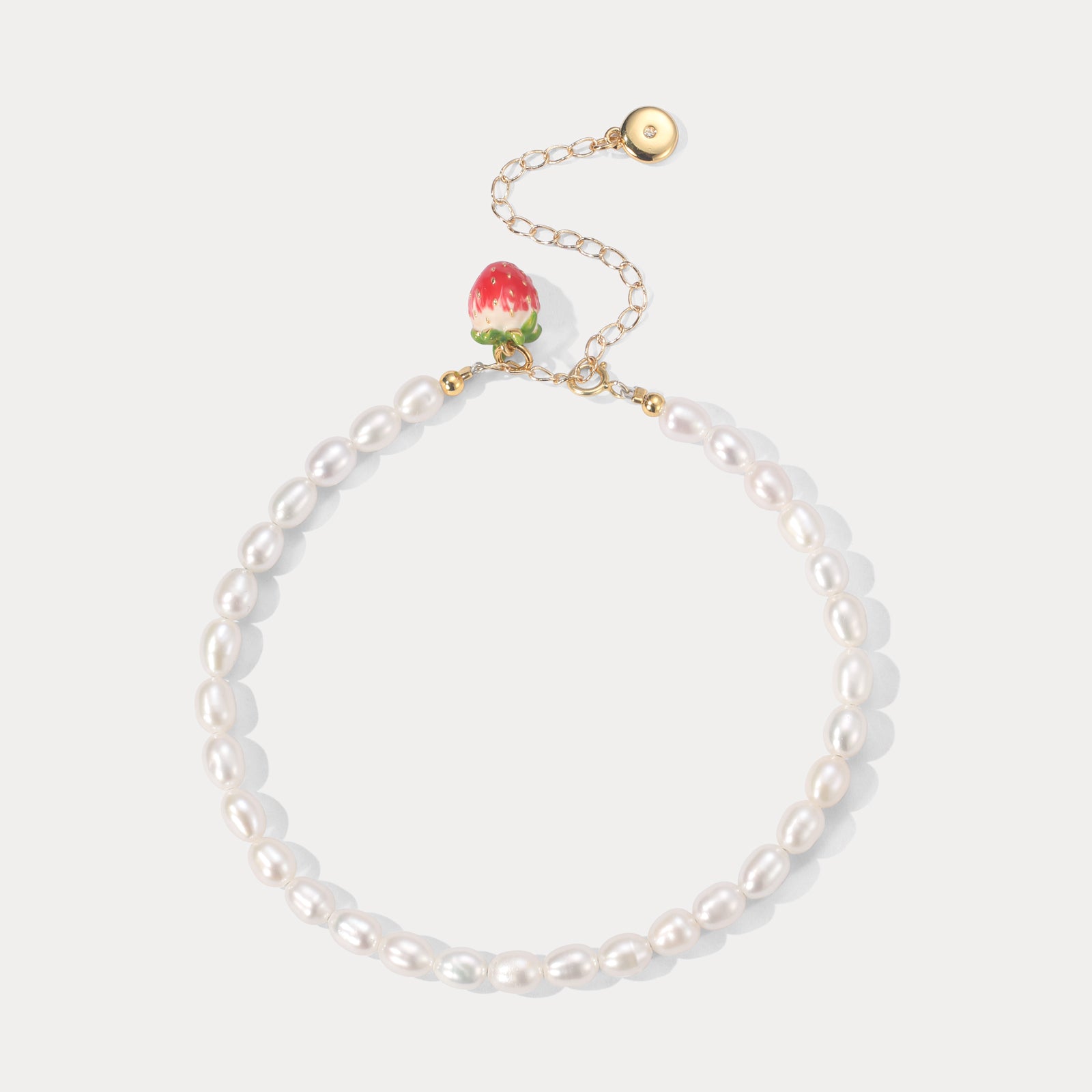 Selenichast Strawberry Pearl Anklet