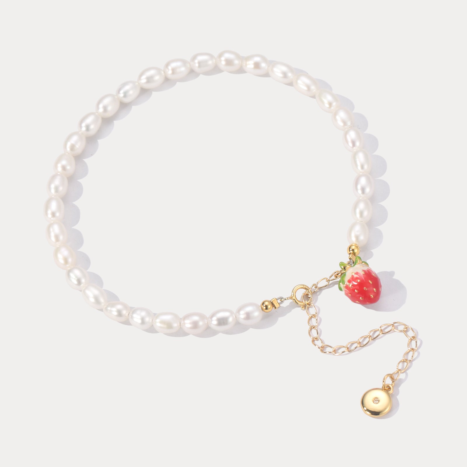 Selenichast Strawberry Pearl Anklet