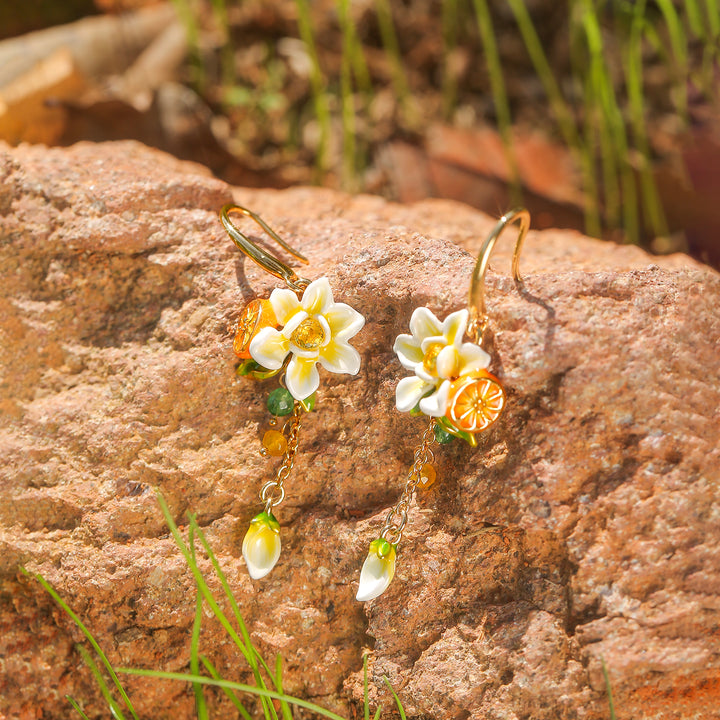 Orange Blossom Earrings