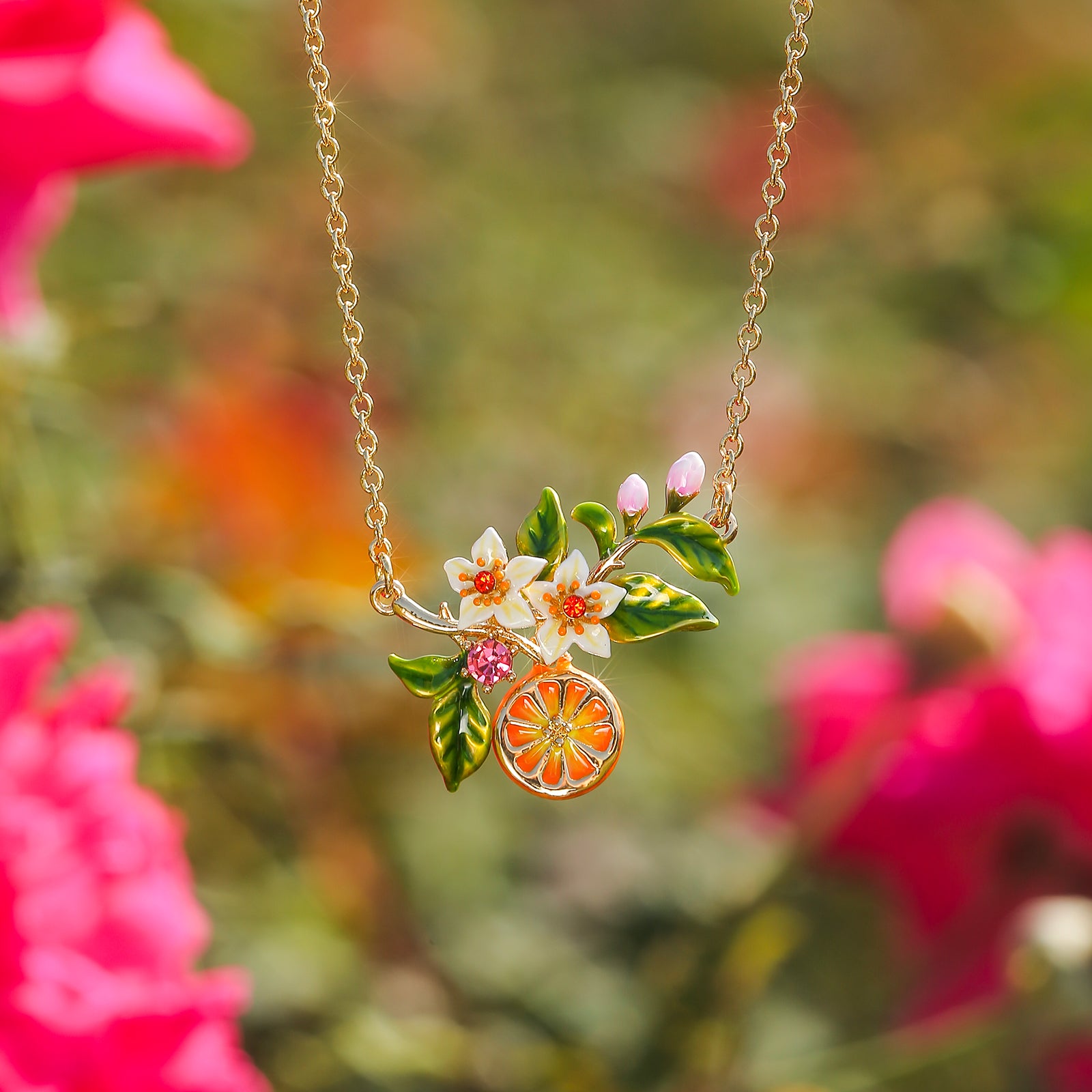Orange Blossom Necklace