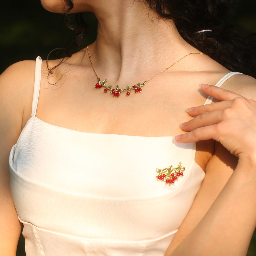 Cranberry Necklace