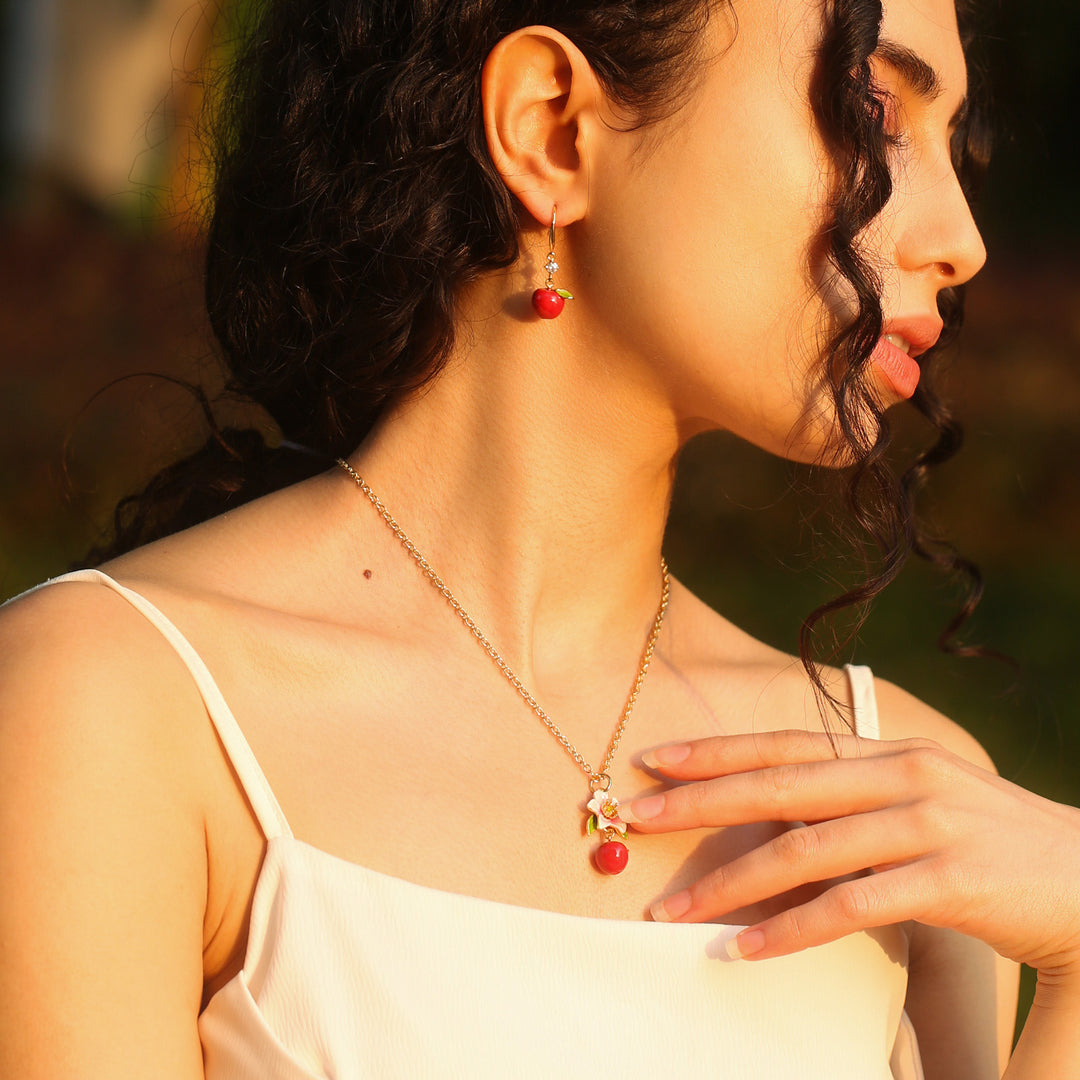 Aretes de manzana