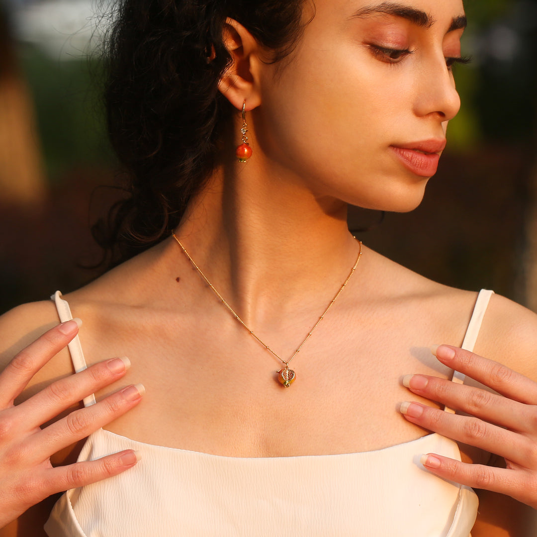 Pomegranate Earrings