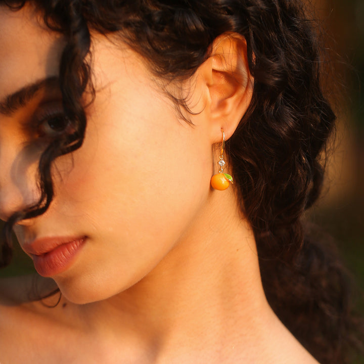 Aretes de naranja