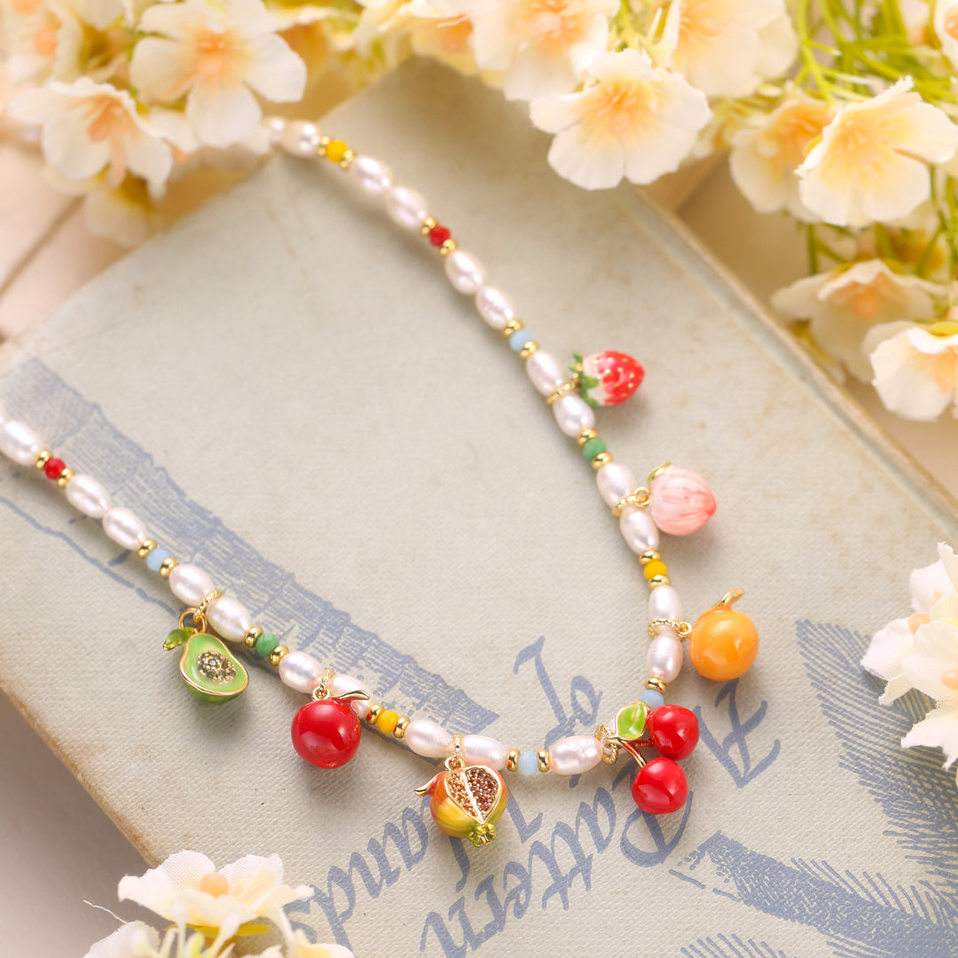 Pearl Fruit Necklace