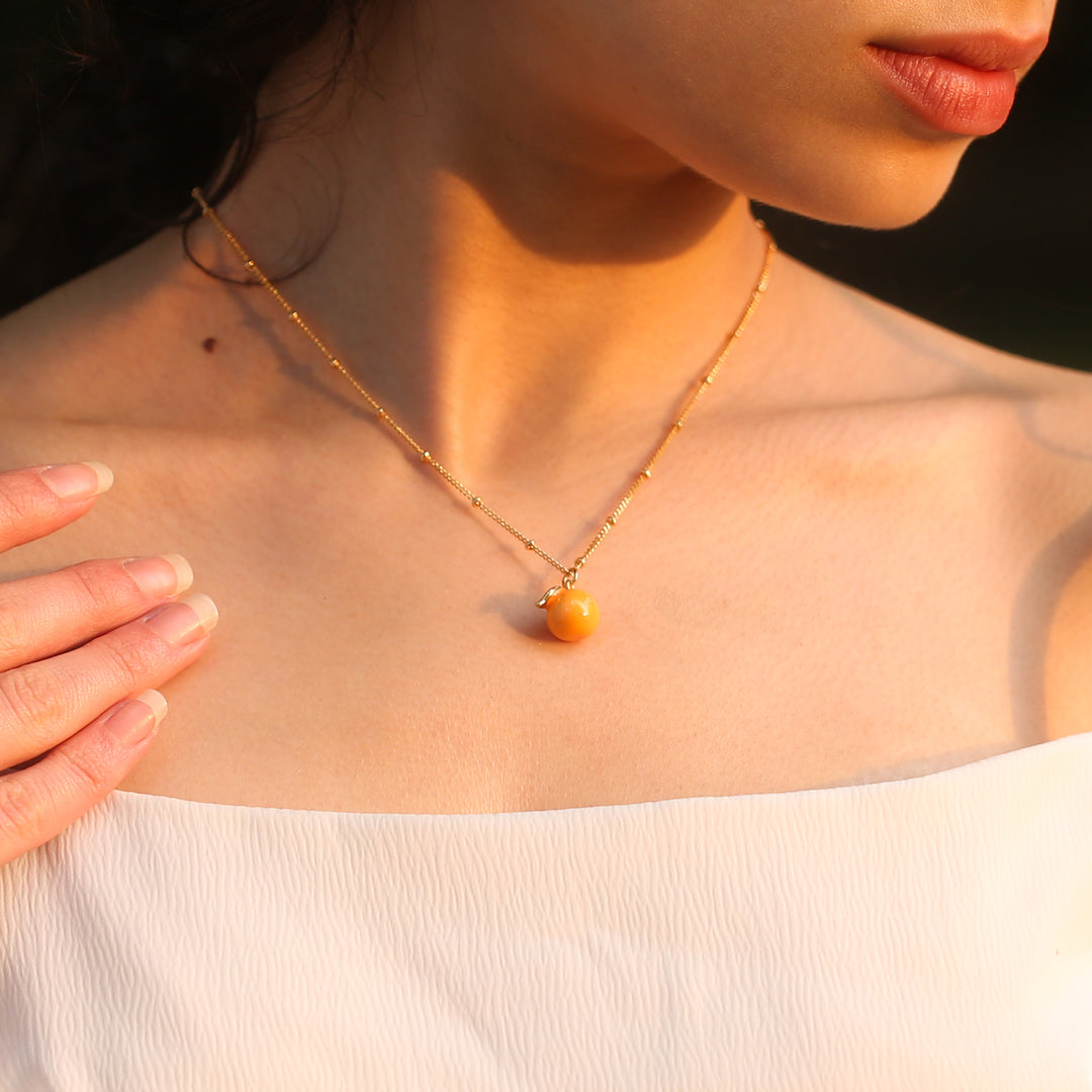 Collier orange