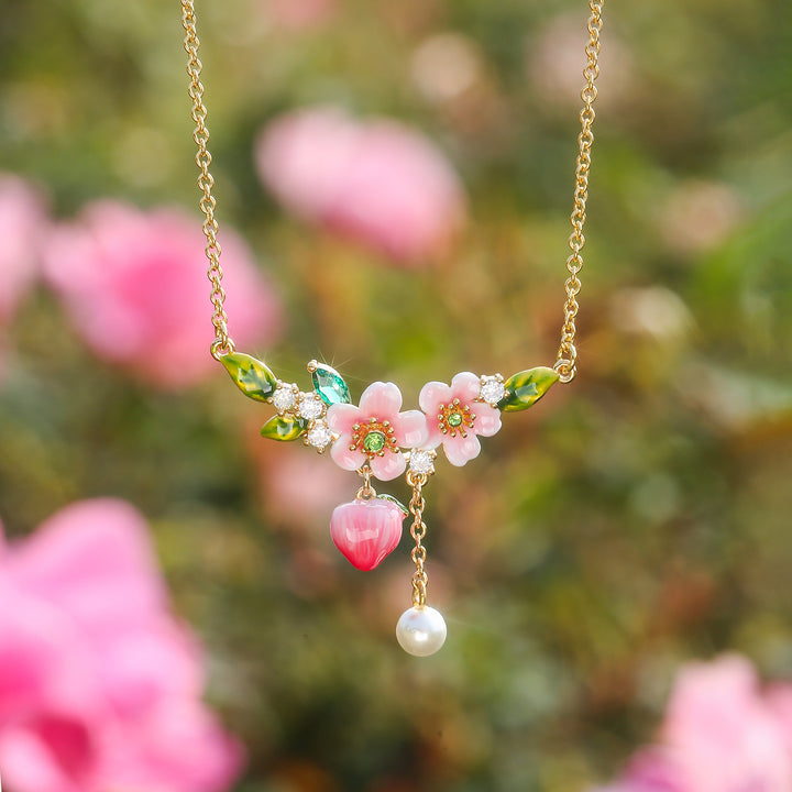 Peach Blossom Necklace