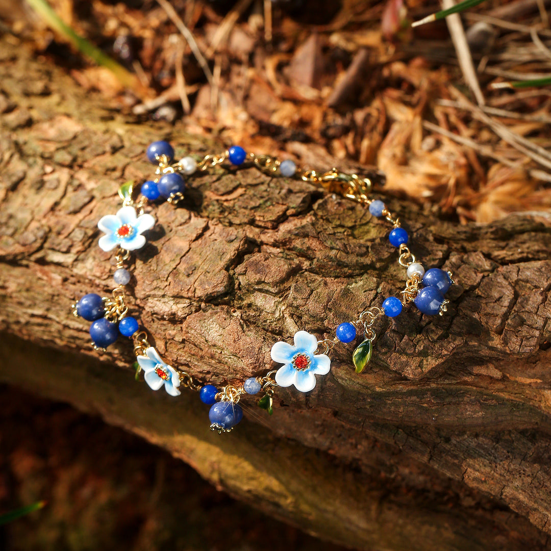 Blueberry Blossom Bracelet Gift For Her