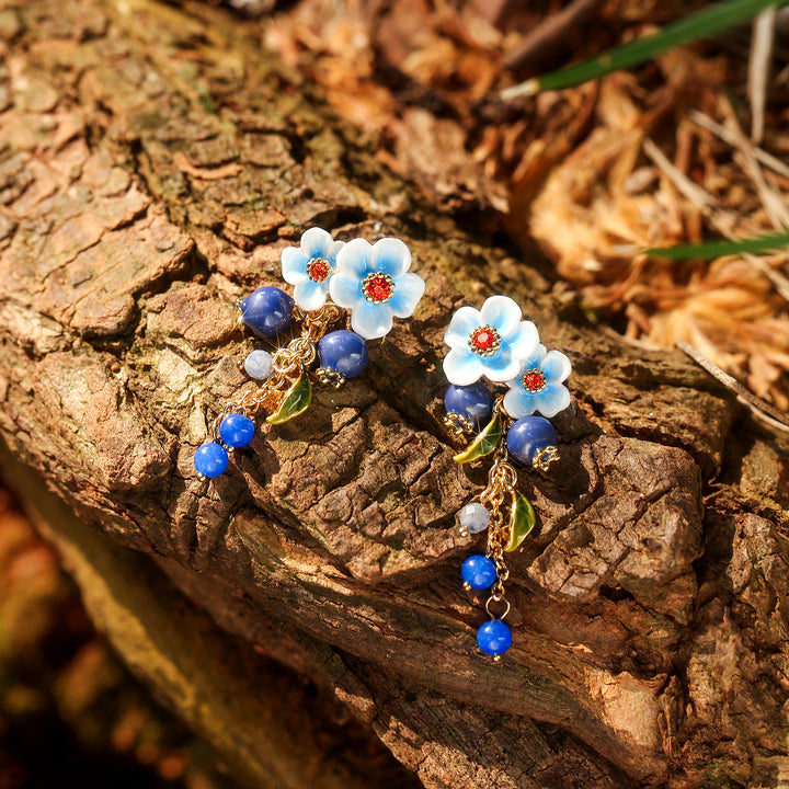 Blueberry Blossom Earrings