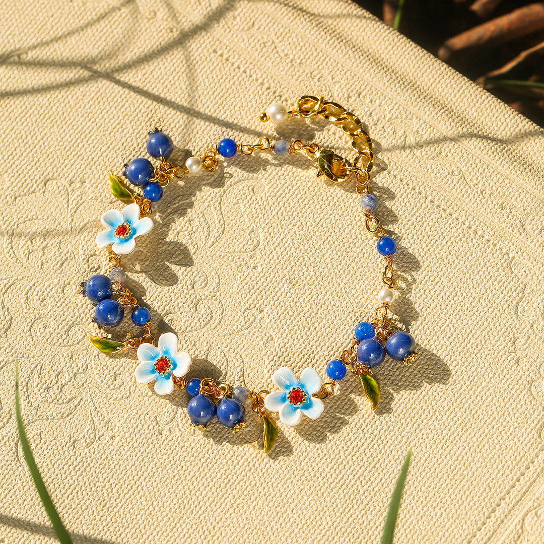 Blueberry Blossom Bracelet Gift
