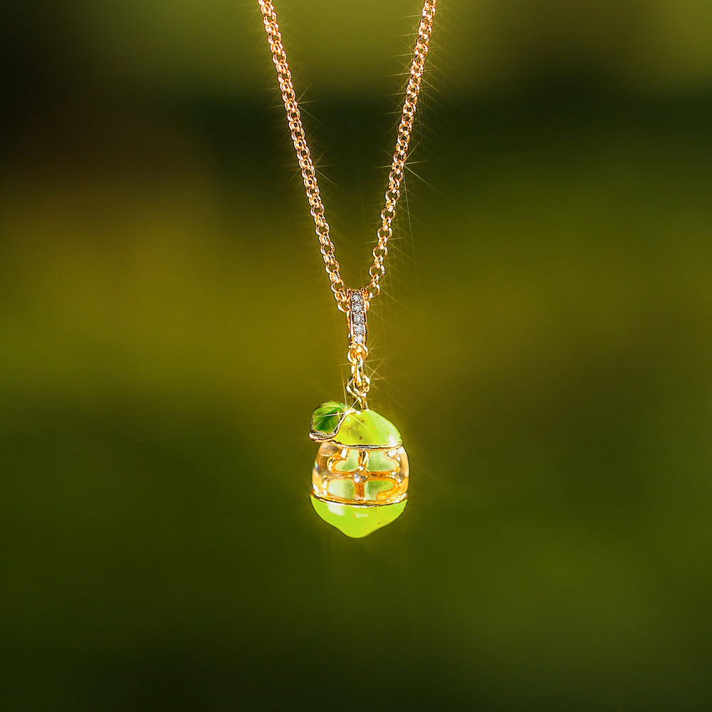 Lemon Necklace Gold Necklace Gifts for Her