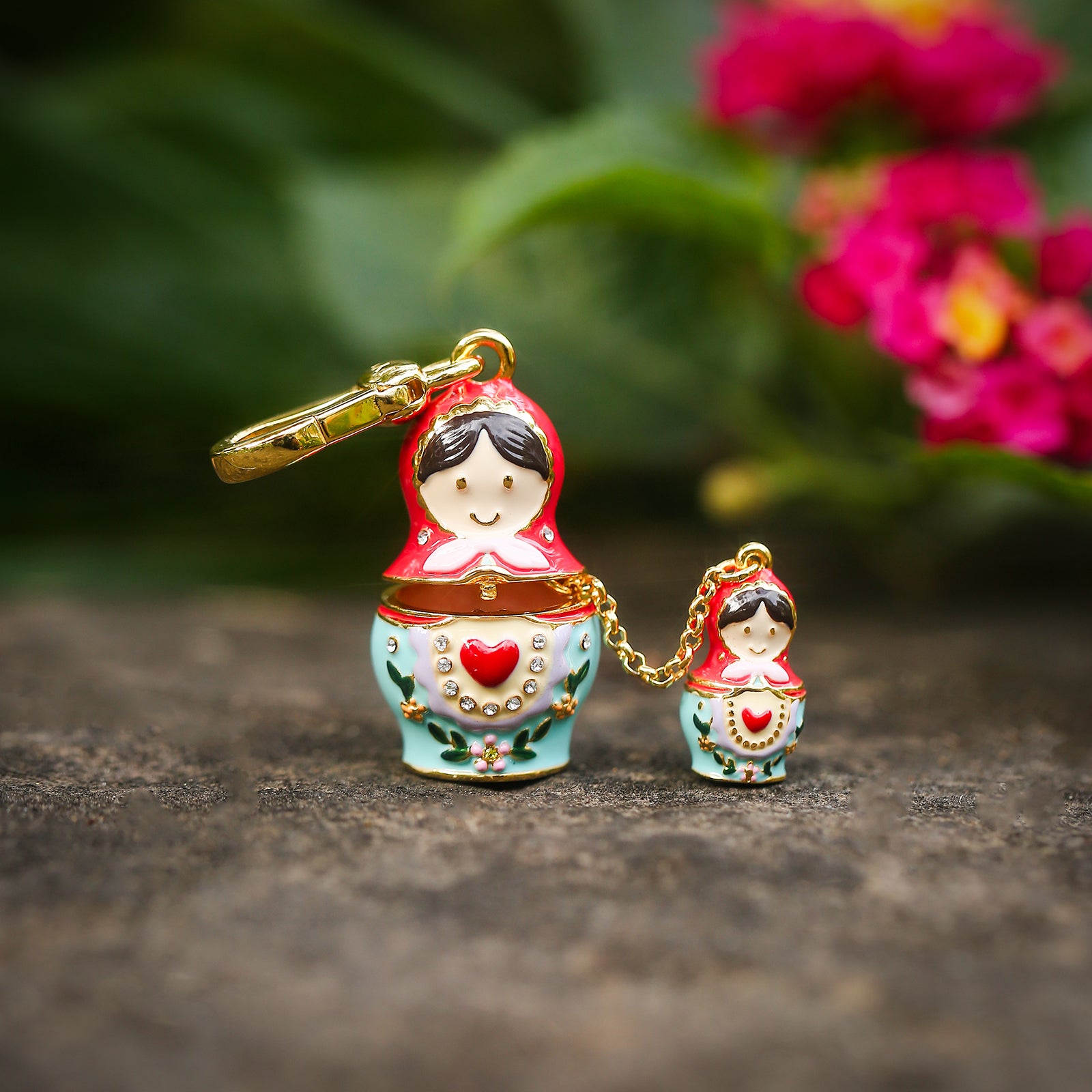 Collier de médaillon Matryoshka