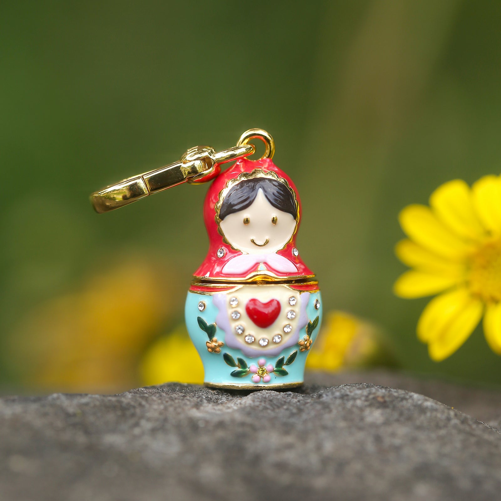 Collier de médaillon Matryoshka