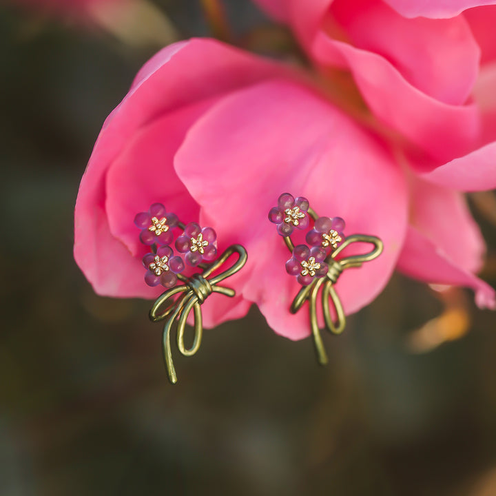 Forget-Me-Not Stud Earrings