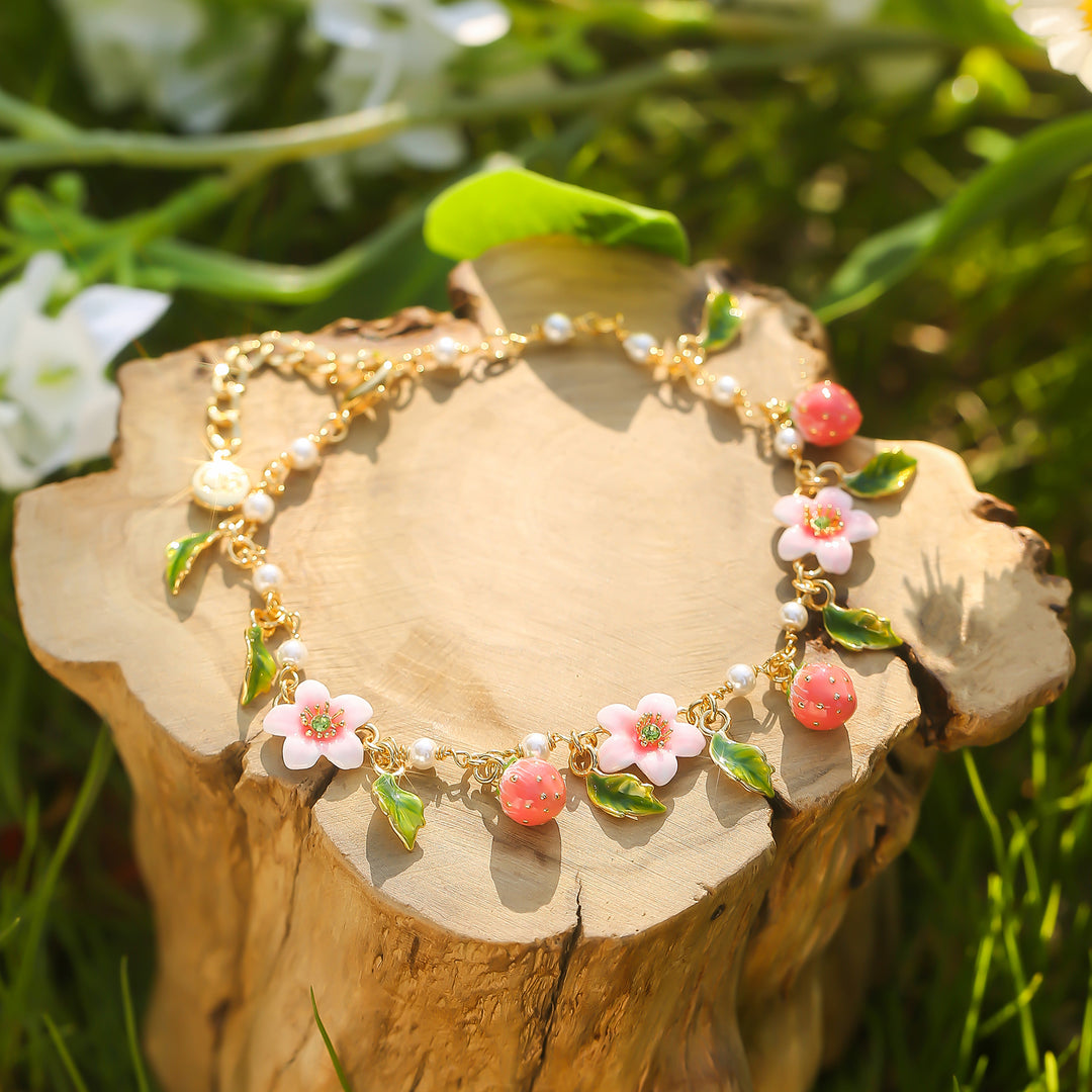 Strawberry Bloom Bracelet