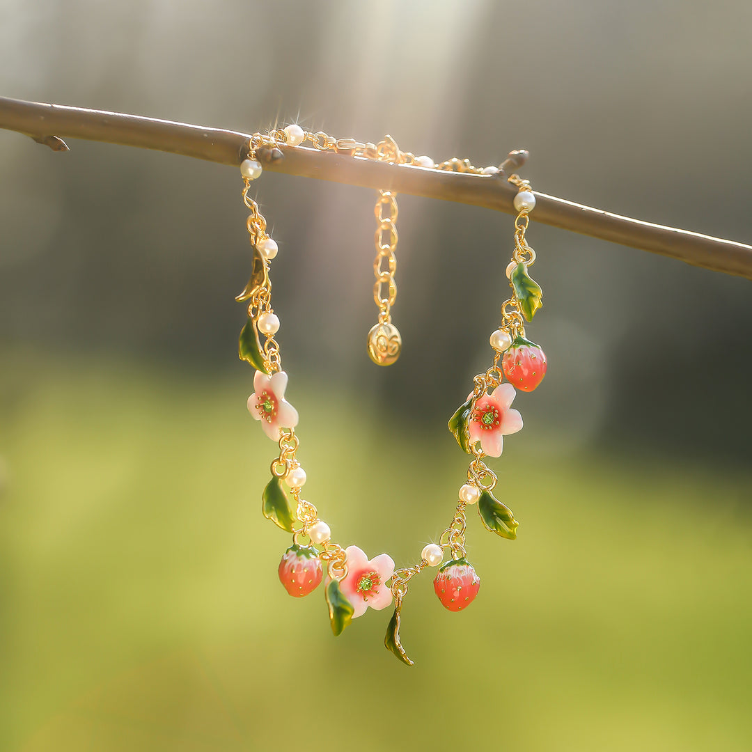 Strawberry Bloom Bracelet