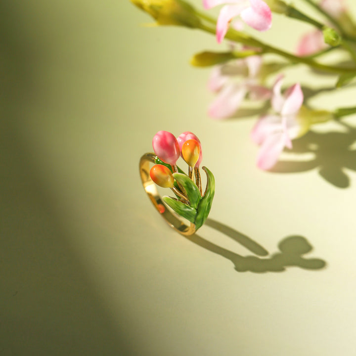 Dainty Tulip Ring