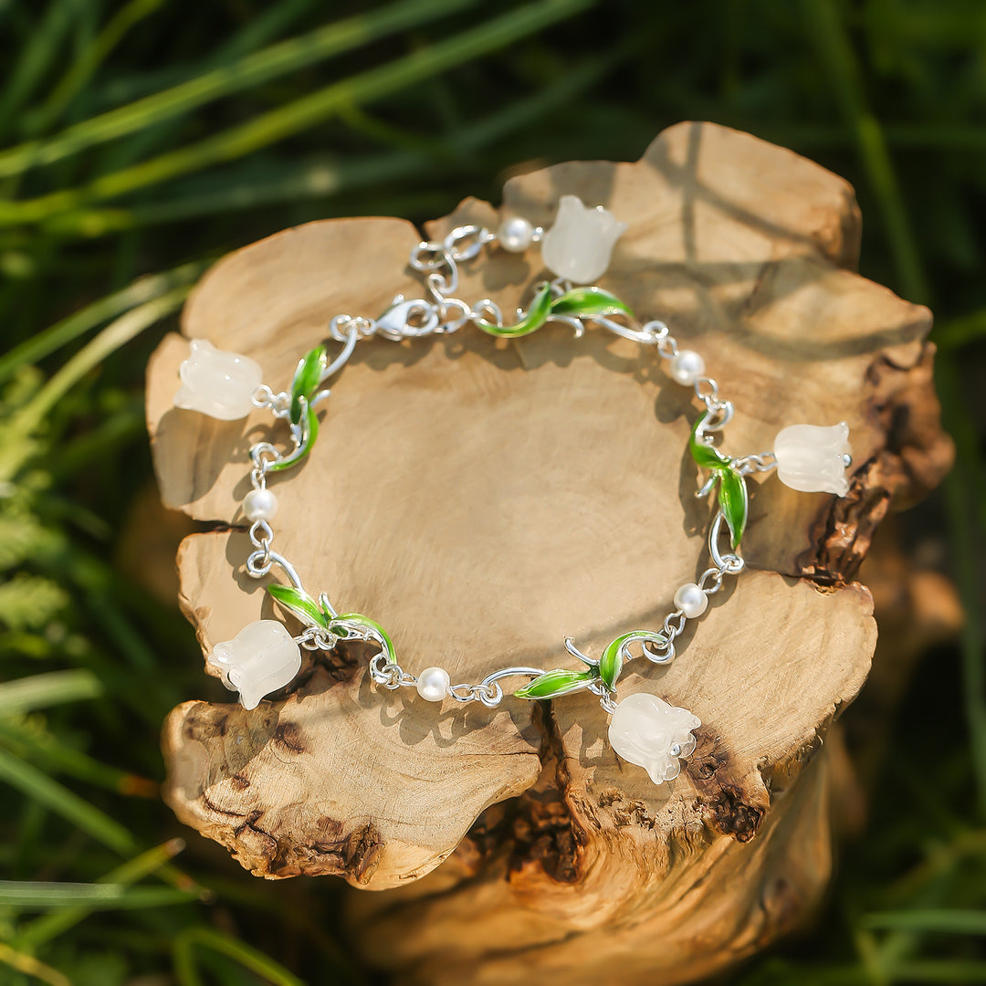 Lily of the Valley Charm Bracelet