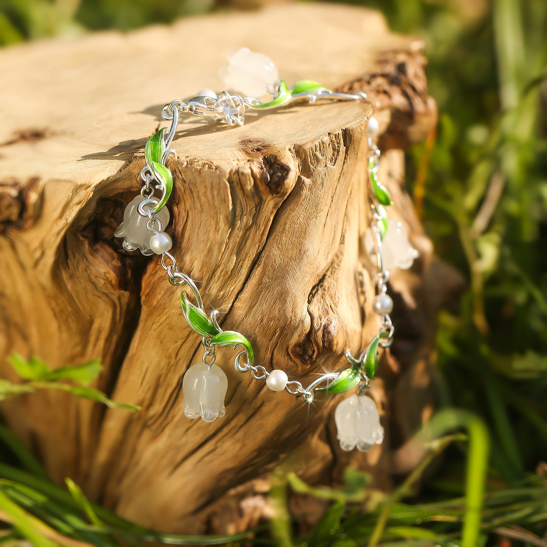 Lily of the Valley Charm Bracelet