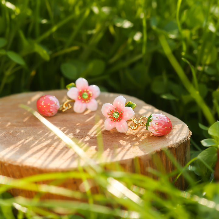 Strawberry Bloom Earrings