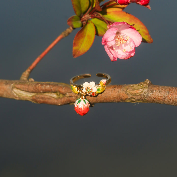 Strawberry Bloom Ring