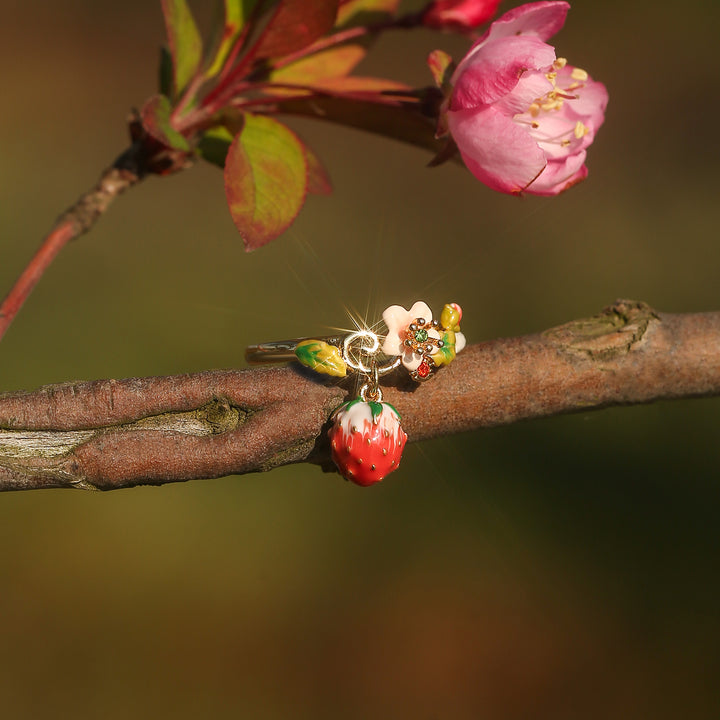 Strawberry Bloom Ring