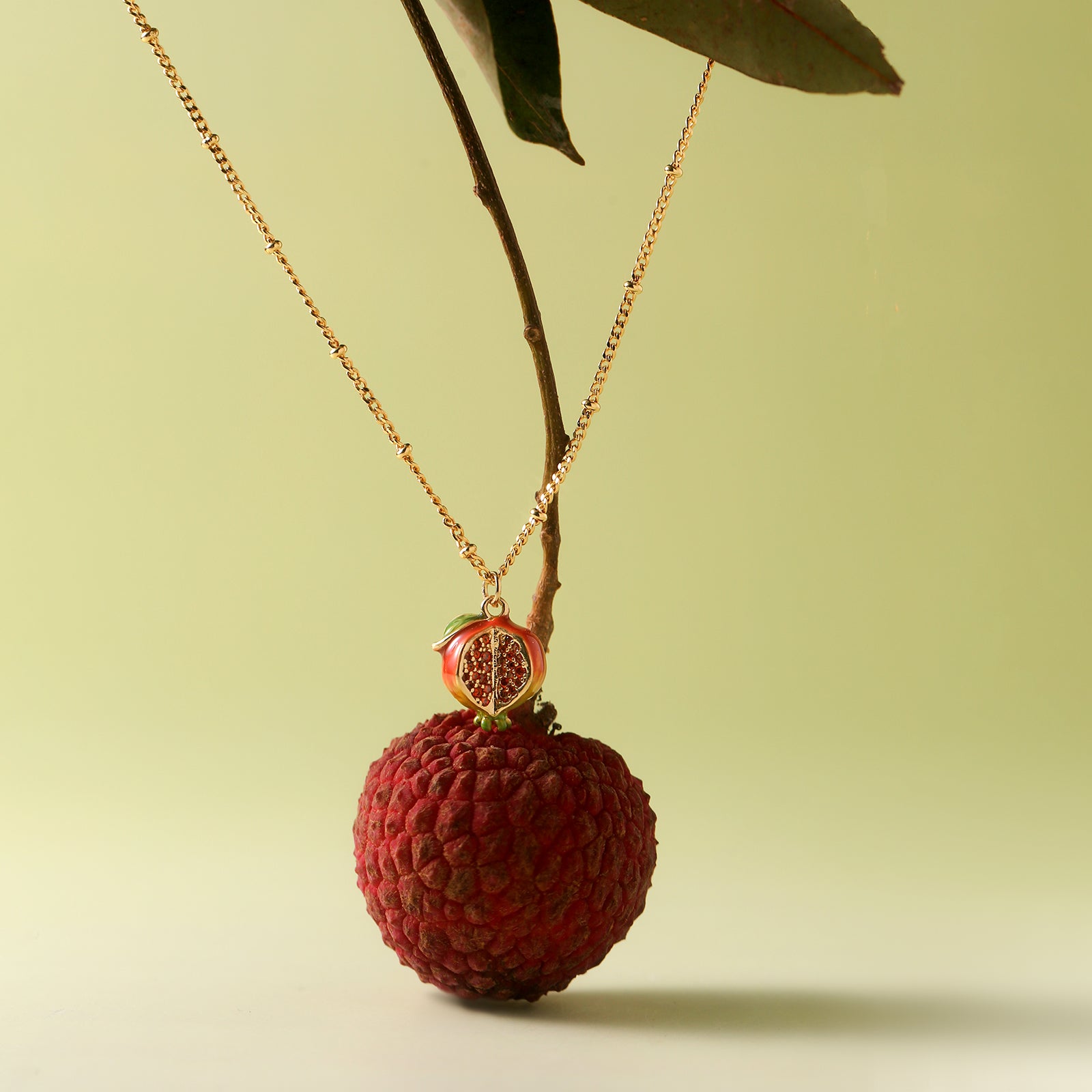 Dainty Pomegranate Necklace
