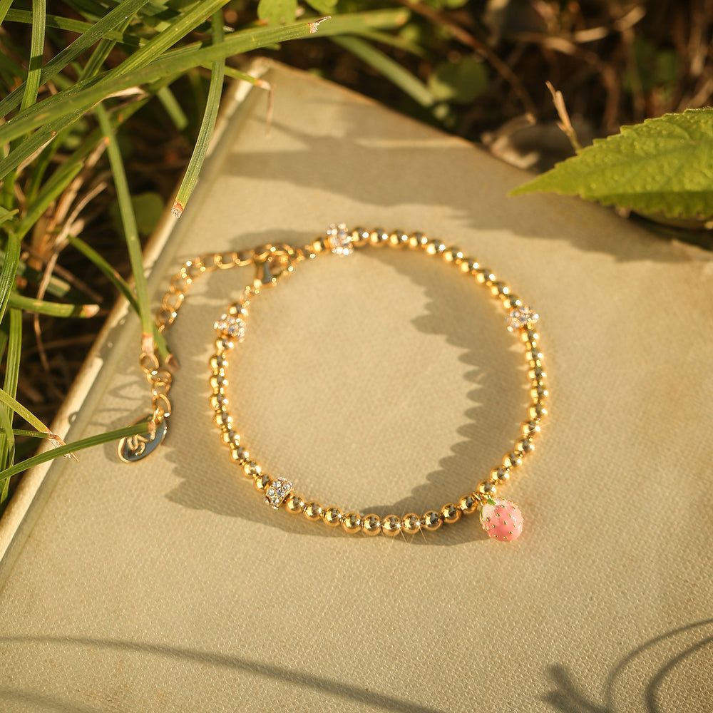Strawberry Beads Bracelet