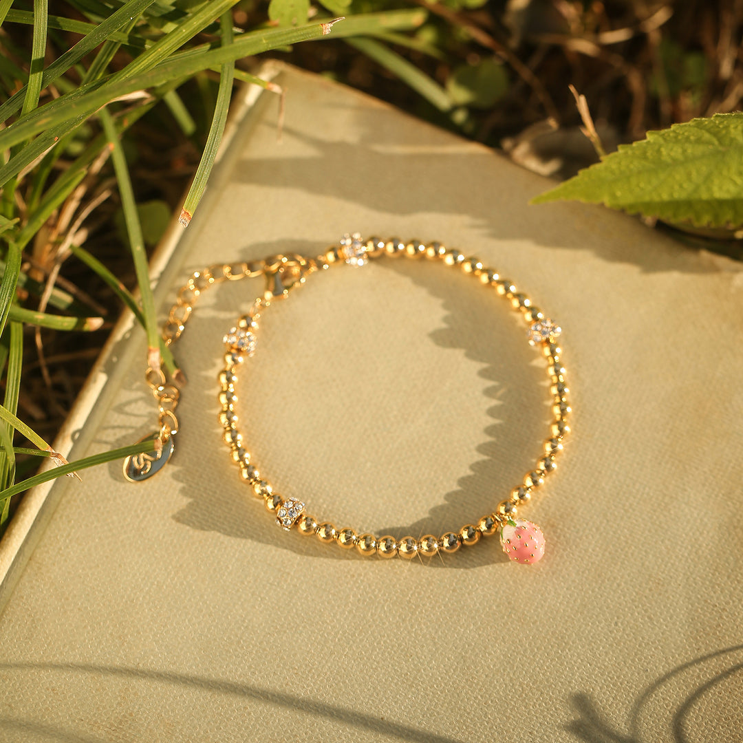 Strawberry Beads Bracelet