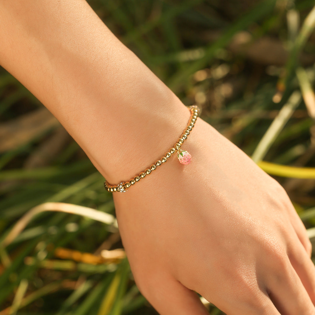 Strawberry Beads Bracelet