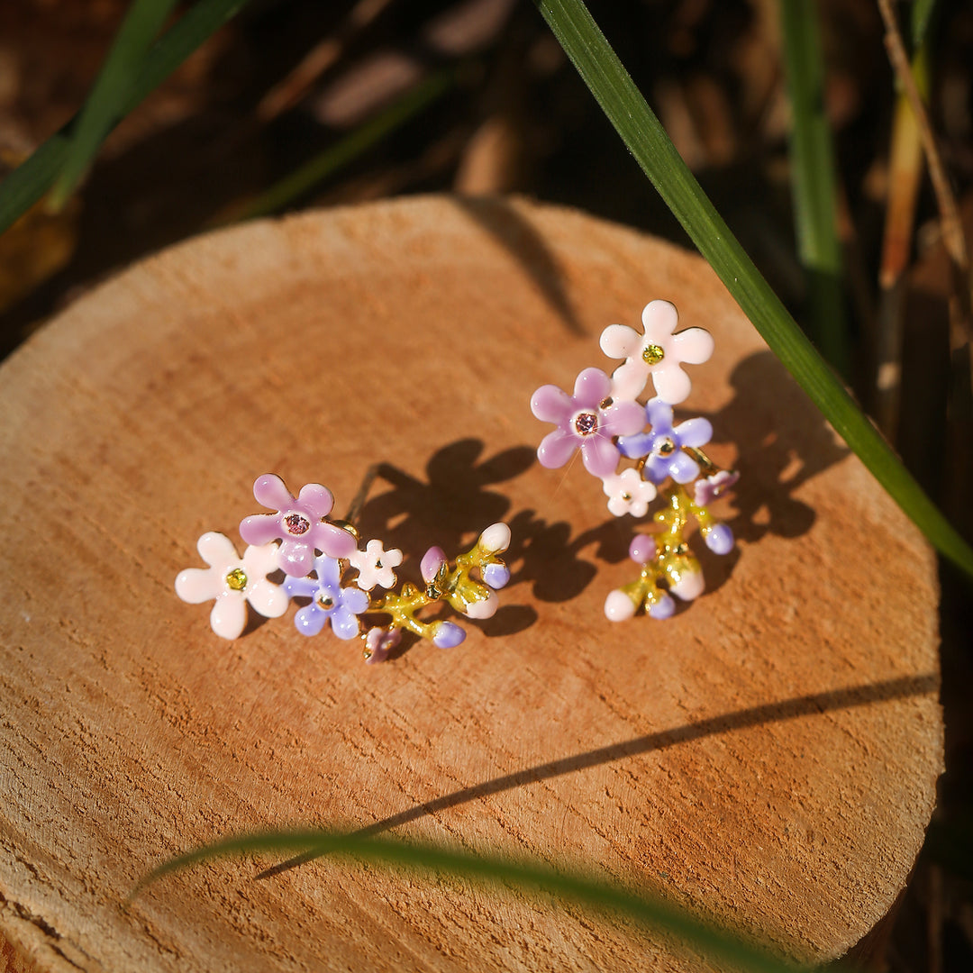Vergissmein-nicht Blumen Ohrstecker