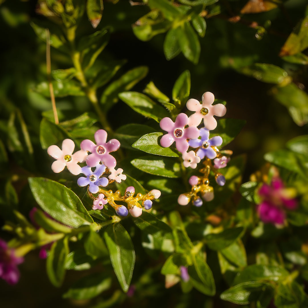 Vergissmein-nicht Blumen Ohrstecker