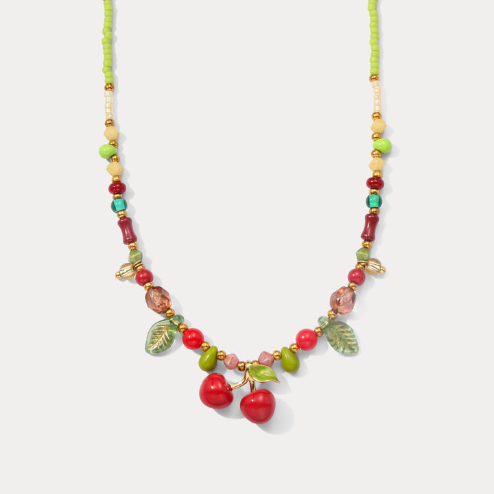 Cherry Beads Necklace
