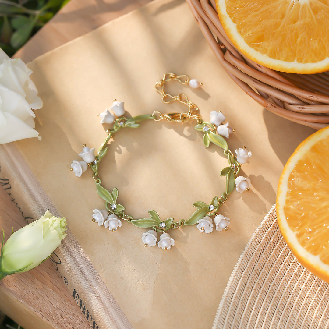 Lily Of The Valley Diamond Bracelet