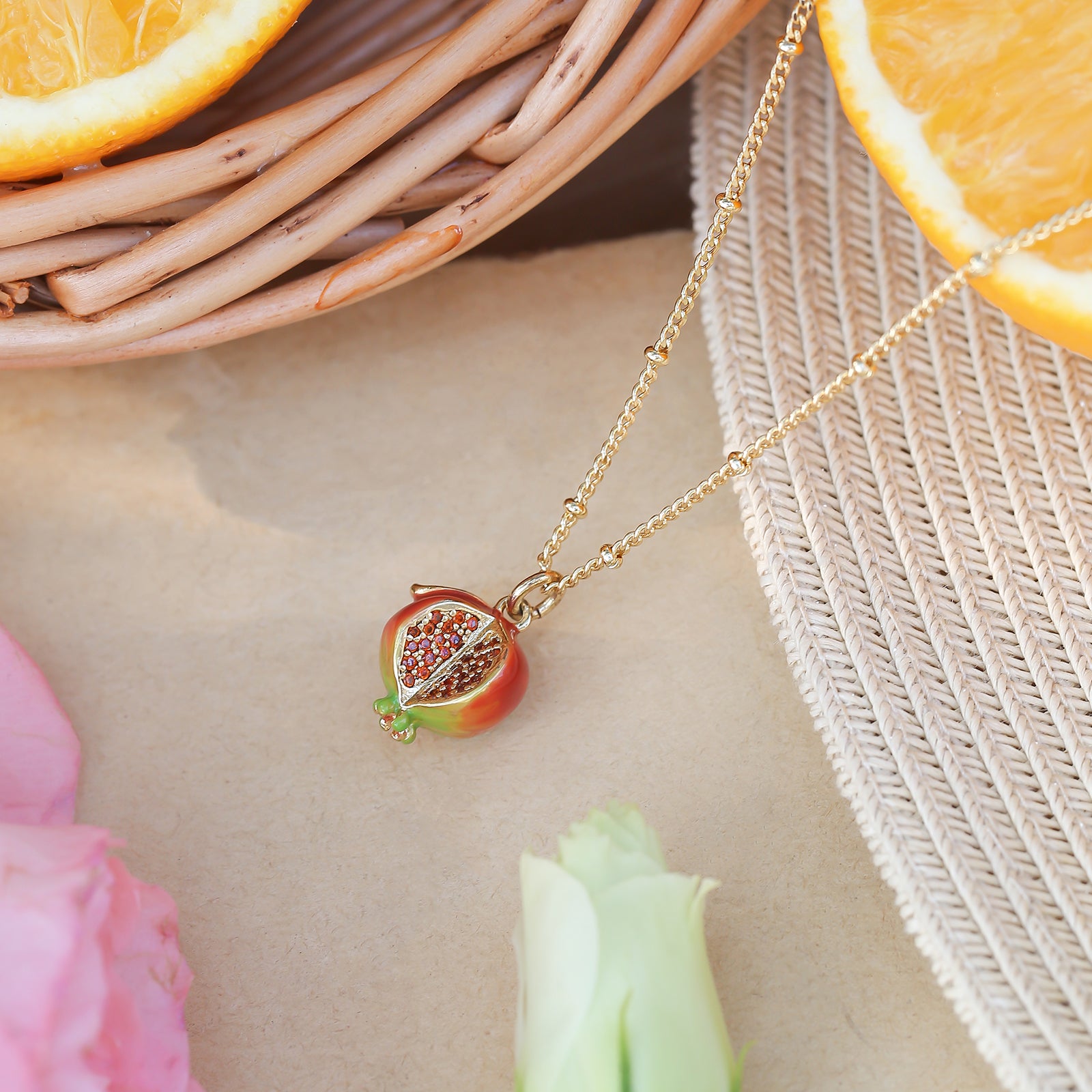 Pomegranate Necklace