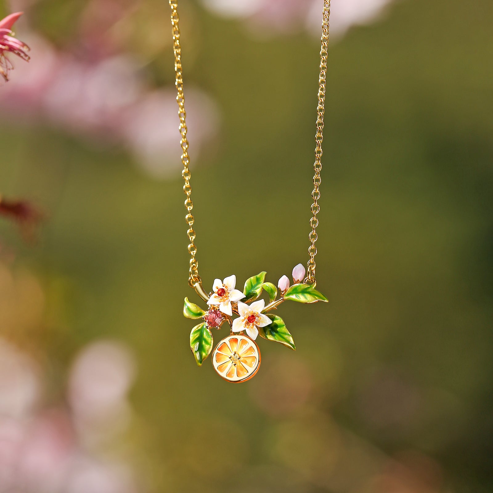 Orange Blossom Necklace