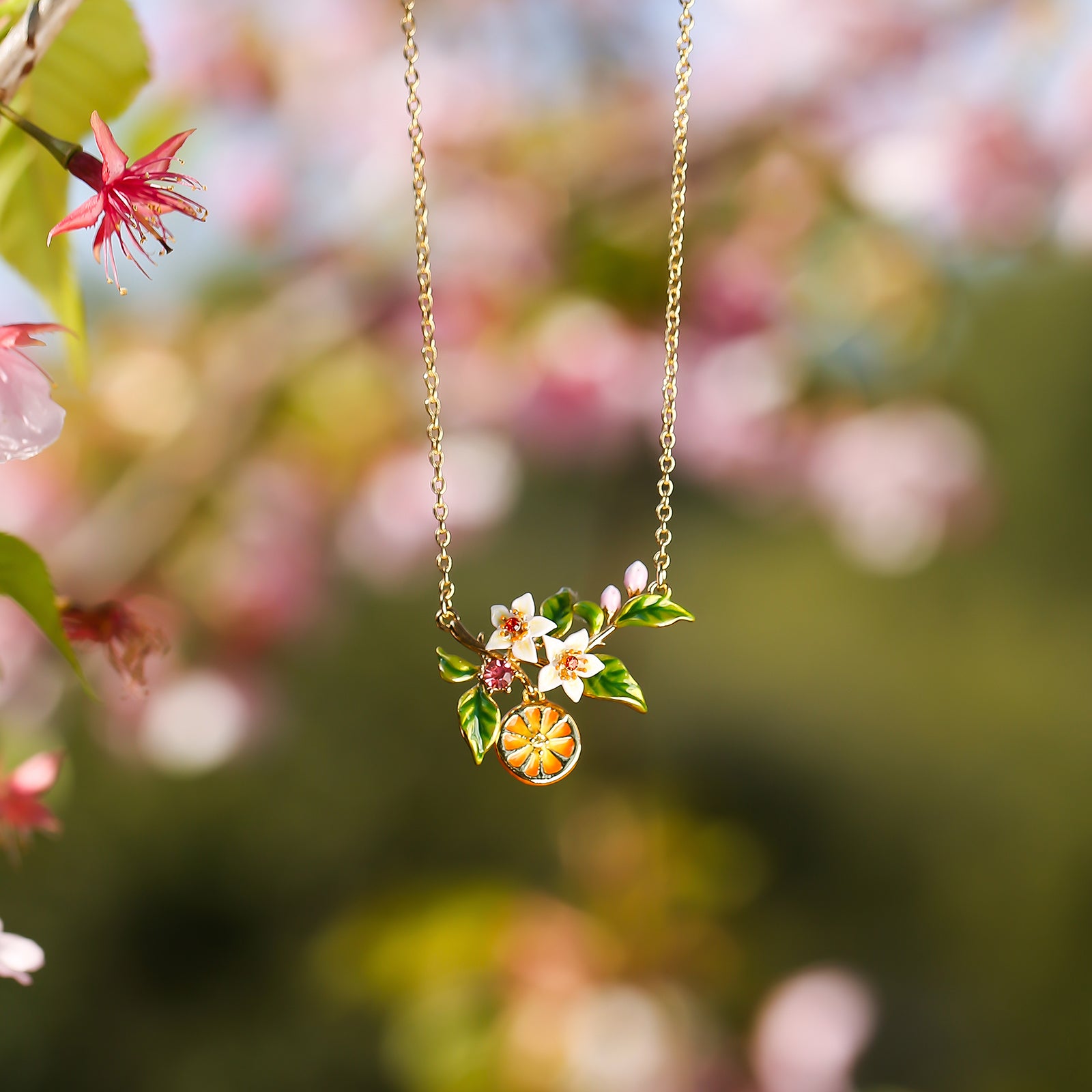 Orange Blossom Necklace