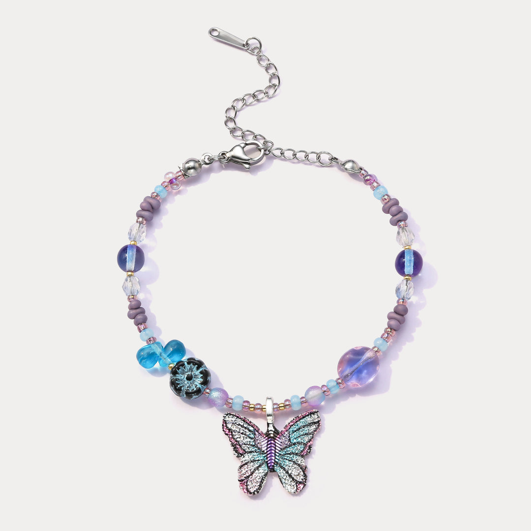 Selenichast Czech Bead Butterfly Bracelet