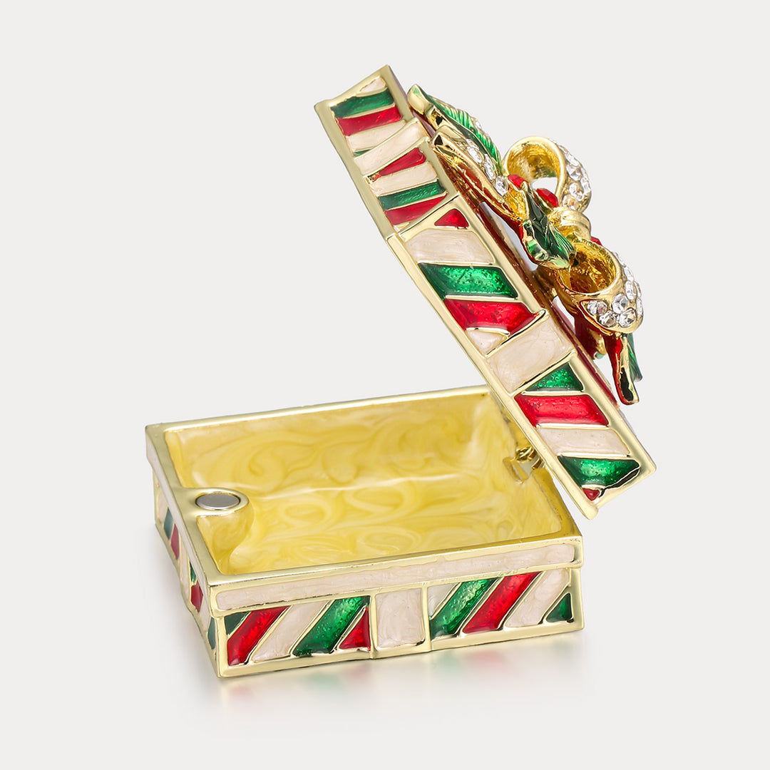 Selenichast Christmas Gift Jeweled Trinket Box