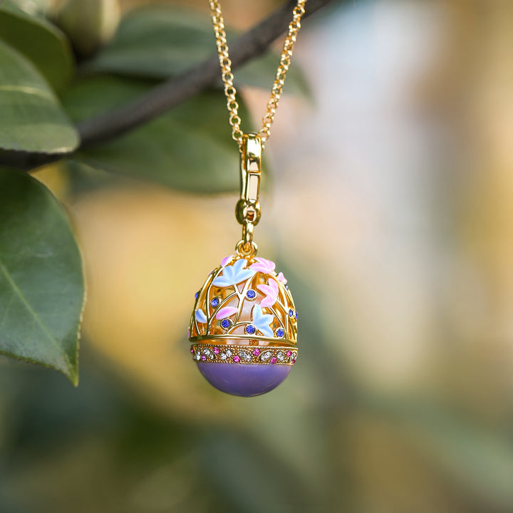 Rabbit Egg Locket Necklace