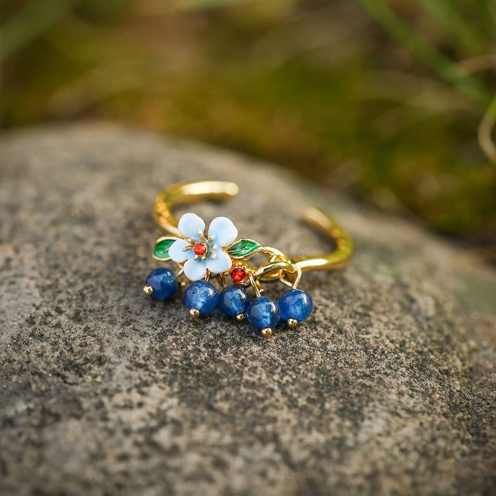 Blueberry Flower Ring