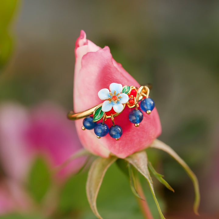 Blueberry Flower Ring