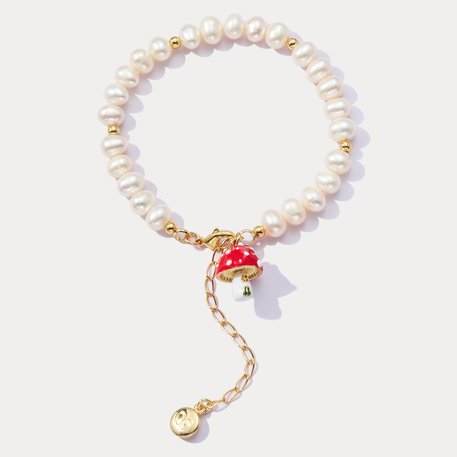 Selenichast Mushroom Pearls Bracelet