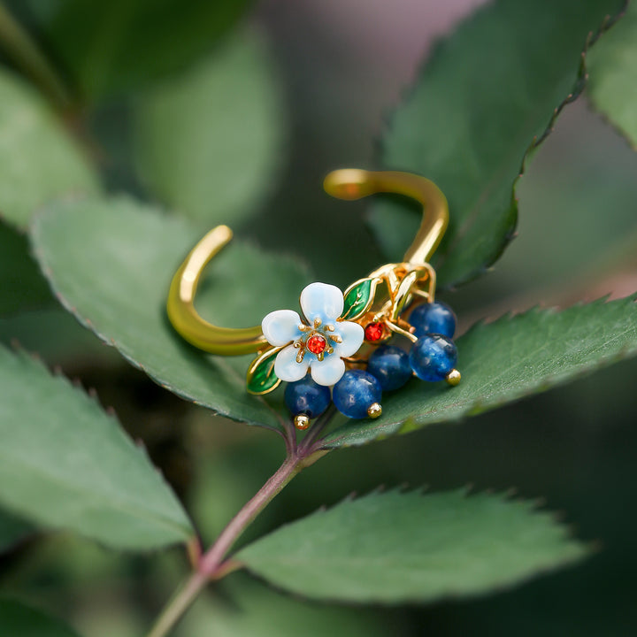Blueberry Flower Ring