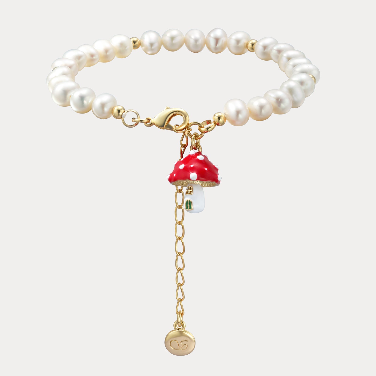 Mushroom Pearls Bracelet
